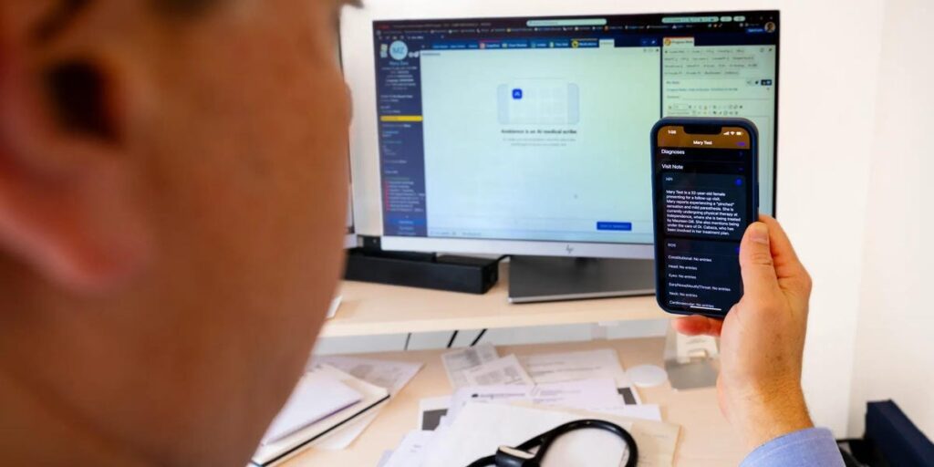 Cleveland Clinic's chief digital officer says its AI scribe is giving some doctors 'joy' again